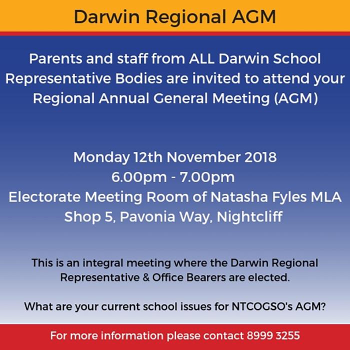 Darwin Regional AGM