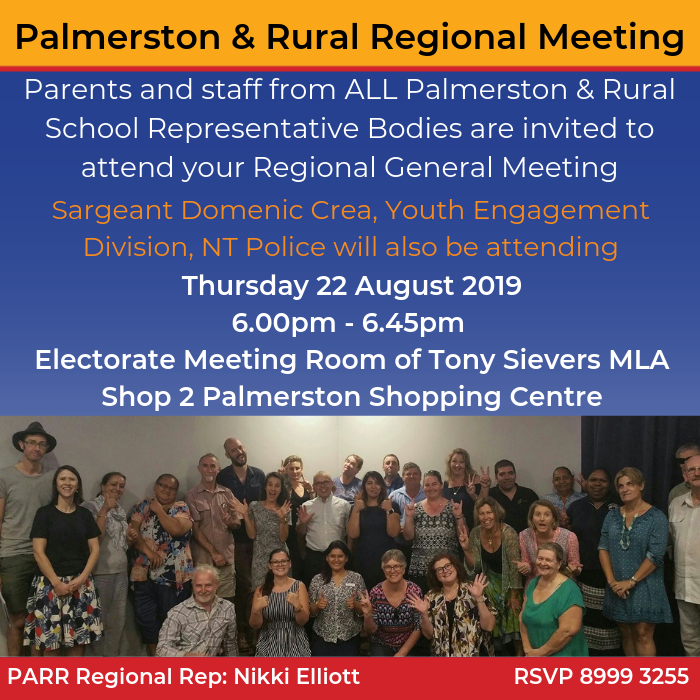 Palmerston & Rural Regional General Meeting