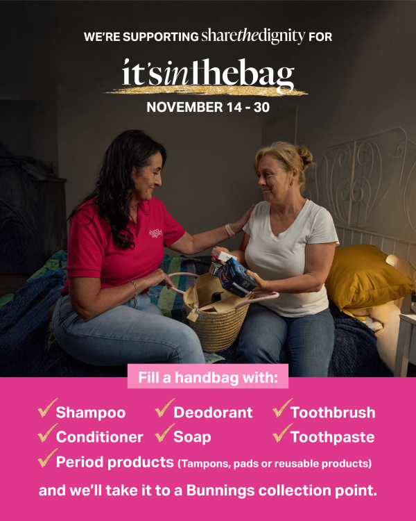 It's in the bag social tile